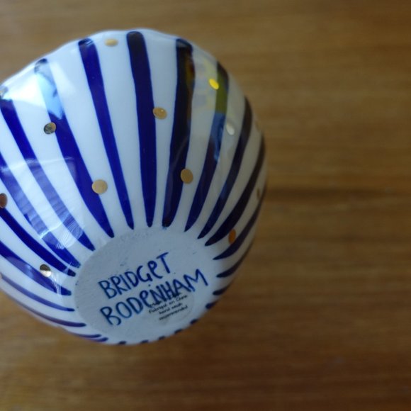 Anthropologie Bridget Bodenham blue gold bowl - Picture 8 of 15